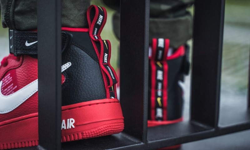 Air force 1 hot sale utility red mid